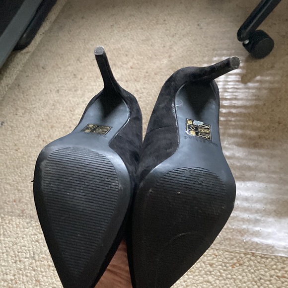 BRAND NEW  ALdo CALL IT SPRING SUEDE BLACK PUMPS - Picture 4 of 4